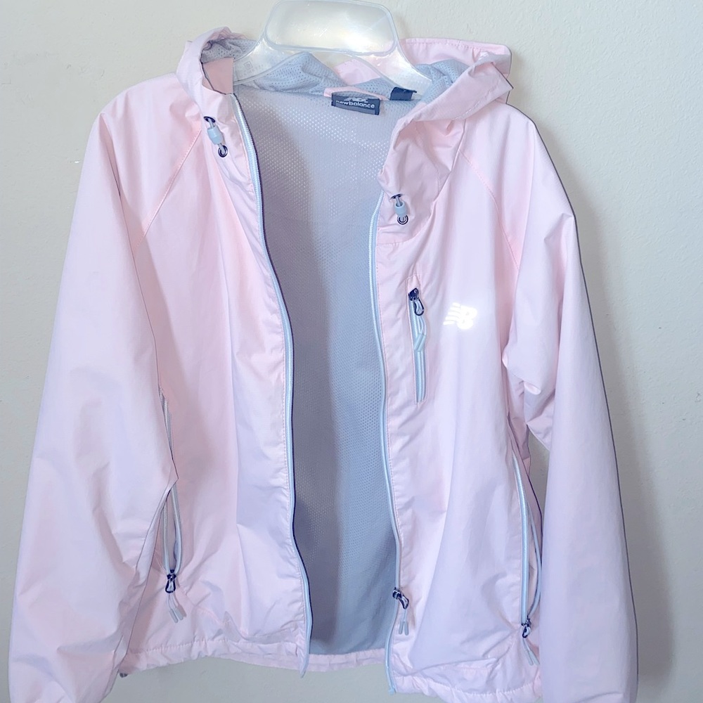 new balance windbreaker light pink
